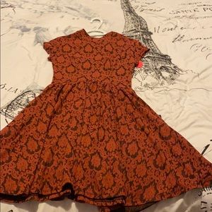 A skater dress with beautiful pattern